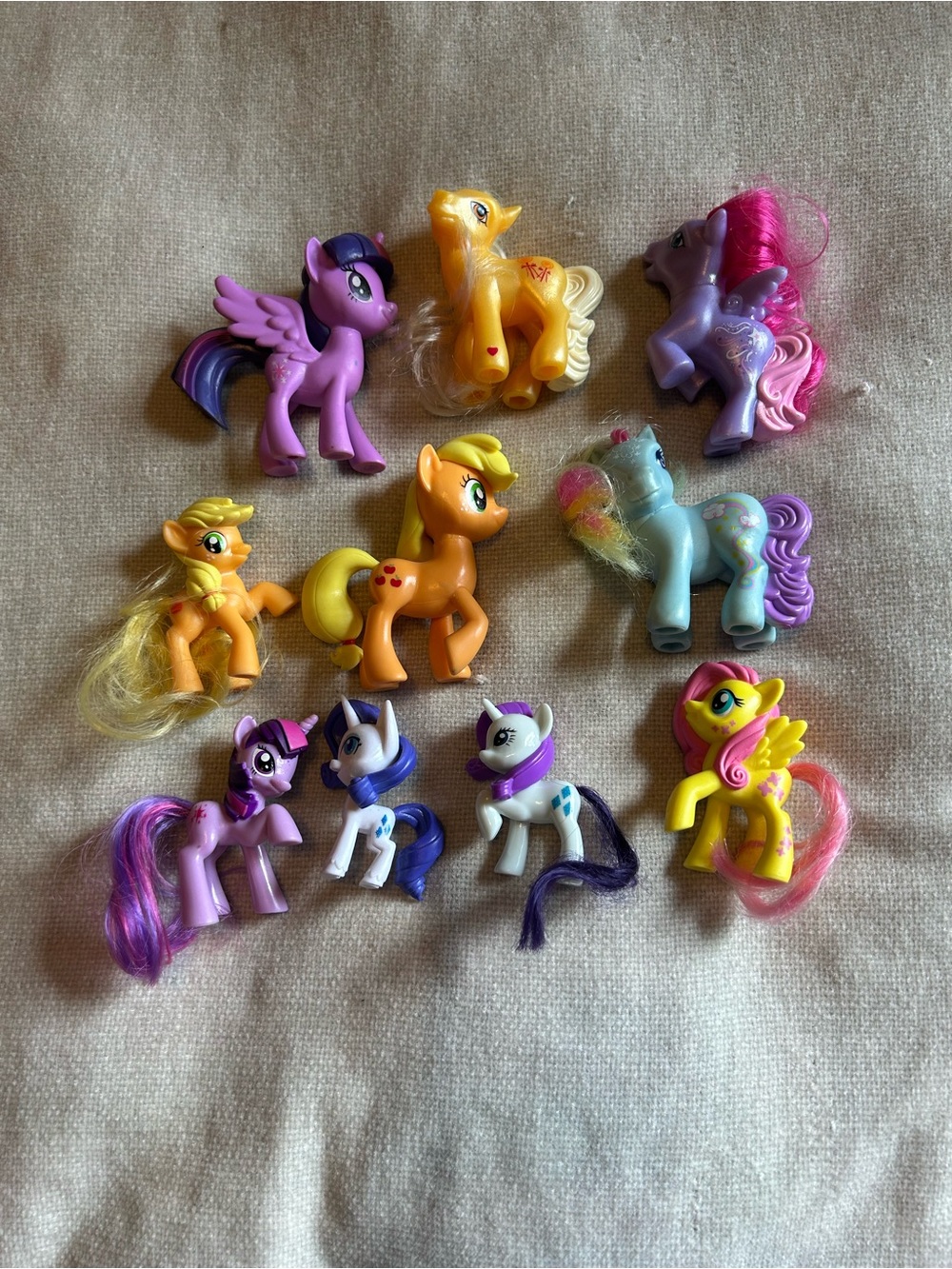 Lot of My Little Pony toys